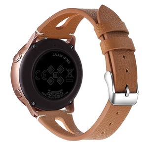 Tschick para <span class=keywords><strong>Samsung</strong></span> Galaxy ver activa bandas/Galaxy reloj de 42mm banda de cuero 20mm sustitución Correa banda Ticwatch <span class=keywords><strong>2</strong></span> <span class=keywords><strong>Smartwatch</strong></span> - Product Image 5