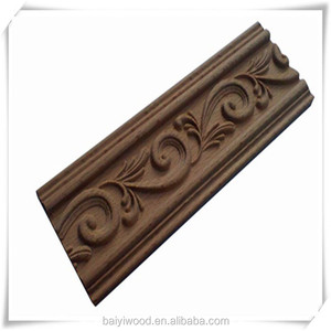 Sculpture sur <span class=keywords><strong>bois</strong></span> Cnc, moulage d'ornement décoratif, moulage plat en <span class=keywords><strong>bois</strong></span> - Product Image 4