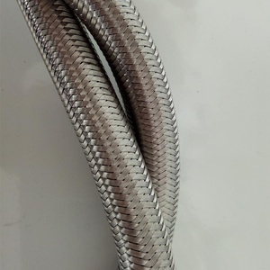 Плетеный шланг из нержавеющей стали 1/2 дюйма с латунным колено - Product Image 4