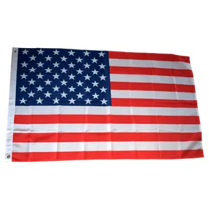 2020 sıcak satış hızlı teslimat ücretsiz örnek özel baskılı 3 * 5ft abd amerikan ulusal bayrağı