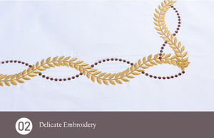 Copripiumino in Raso di Cotone Ricamato per Letto Singolo Misura Twin - Product Image 6