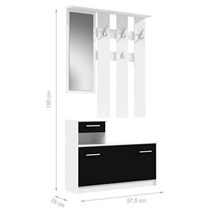 Moderno multiusos <span class=keywords><strong>Zapatero</strong></span> con <span class=keywords><strong>espejo</strong></span> de cuerpo entero - Product Image 3