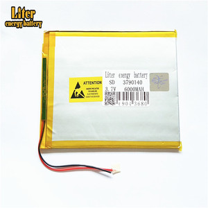 Venta wholesale ultra thin 3790140 batteries 6000 mAh lipo battery 3,7 V rechargeable lithium ion polymer - Product Image 2