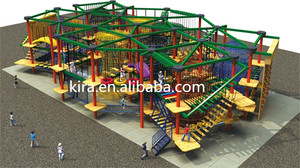 Terrain <span class=keywords><strong>de</strong></span> jeu intérieur pour enfants, Course à cordes <span class=keywords><strong>de</strong></span> haute qualité, parcours d'obstacles à vendre - Product Image 4