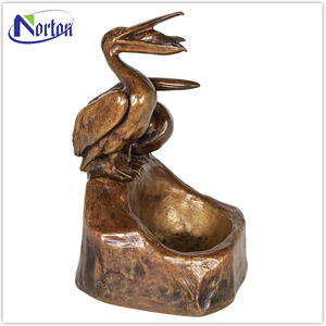 Usine coulée en gros pas cher prix haute qualité en laiton Animal Sculpture métal oiseau Antique Bronze pélican Statue <span class=keywords><strong>à</strong></span> <span class=keywords><strong>vendre</strong></span> - Product Image 4