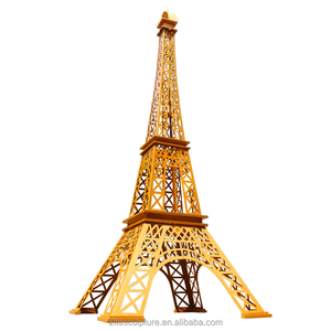 Famosa Scultura in Metallo della Grande Torre Eiffel Francese - Product Image 4