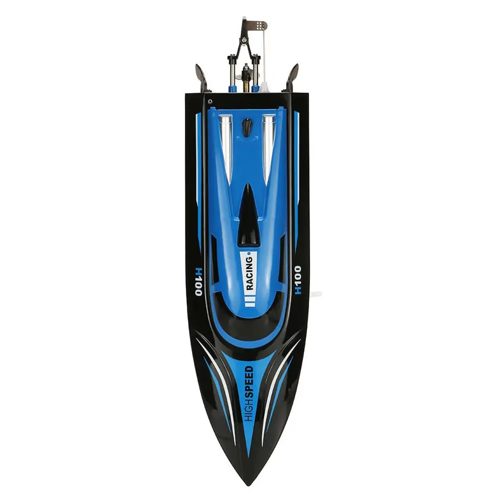 High Speed RC Boat H100 2.4GHz 4 Channel 30km/h Racing Remote Control Boat with LCD Screen as gift For children Toys Kids Gift