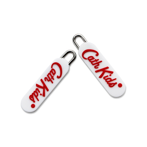 Custom Regular Puller Silicone <strong>Rubber</strong> Zipper <strong>Slider</strong> for Clothes or Bags - Product Image 1