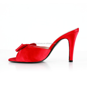 rosso elegante ciabatte tacco - Product Image 3