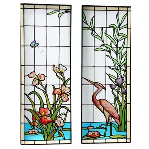 European building glass windows made by stained glass for home decoration