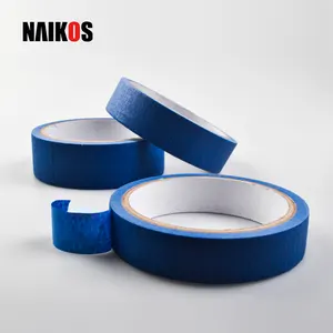 Masking Paper Painter Masking Tape Colored Crepe Paper For Automotive Furniture Jumbo Roll Or 60Yard 50m Length