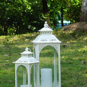 Molti colori e forme Lanterna Vintage TeaLight Del Basamento Candeliere Wedding Deco di <span class=keywords><strong>vetro</strong></span> supporto di candela del metallo - Product Image 4