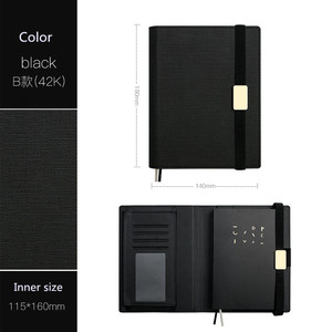 Cuaderno <span class=keywords><strong>de</strong></span> composición navideña <span class=keywords><strong>de</strong></span> tapa dura <span class=keywords><strong>de</strong></span> tamaño A5 <span class=keywords><strong>de</strong></span> alta calidad, <span class=keywords><strong>libro</strong></span> <span class=keywords><strong>de</strong></span> mano <span class=keywords><strong>de</strong></span> cuero sin regla en verde/<span class=keywords><strong>rojo</strong></span>/negro con caja <span class=keywords><strong>de</strong></span> regalo encuadernada - Product Image 5