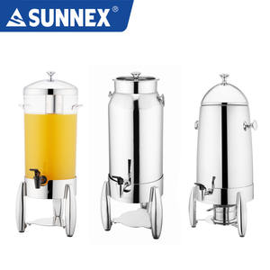 Distributeur de lait en acier inoxydable 304 de haute qualité, 5 litres, avec support pour carburant, robinet Tomlinson, série Verona, fonction maintien au chaud - Product Image 5