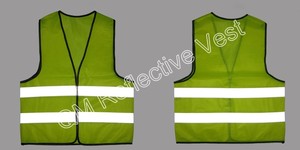 Chaleco reflectante amarillo y verde para correr - Product Image 4