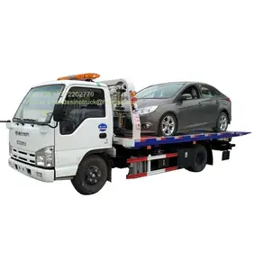 China suppliers tow truck Japan small flatbed wrecker recovery truck