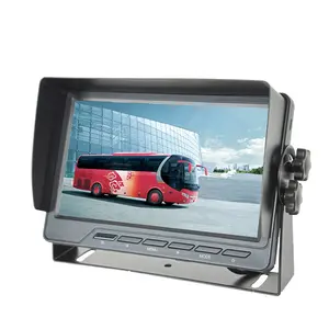 Backup Camera System Kit 7" heavy LCD Reversing Monitor 170 Wide Angle 18 IR Night Vision IP68 Waterproof for Truck Trailer