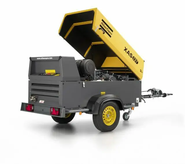 7.5m3 7Bar Atlas Copco XAS137 Portatile diesel Compressore D'aria