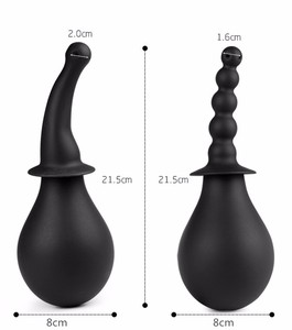 Enema <span class=keywords><strong>ducha</strong></span> vaginal Butt plug anal culo coño Cleaner juguetes sexuales - Product Image 1