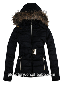 Glo- histoire 2014 rembourrage mode femmes manteaux de fourrure d'hiver - Product Image 3
