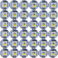 Pack de puces LED RGB (WS2812B RGBW), 100 pièces, blanc naturel, adressables individuellement, Module de lumière Pixels