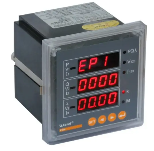 Three phase4 wire LED Smart Multifunction Power Consumption Meter PZ96-E4(3)