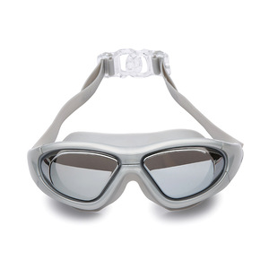 <span class=keywords><strong>Gafas</strong></span> <span class=keywords><strong>de</strong></span> natación electrochapadas antiniebla, anti UV, impermeables, HD, el mejor traje para nadar y bucear - Product Image 1
