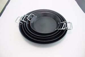 Sartén para <span class=keywords><strong>Paella</strong></span> de Acero Negro Huo Chu, Acero al Carbono Curado, Utensilios de Cocina para <span class=keywords><strong>Paella</strong></span>, Mariscos y <span class=keywords><strong>Pasta</strong></span>, Wok para <span class=keywords><strong>Paella</strong></span> - Product Image 2