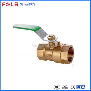 <span class=keywords><strong>Manua</strong></span> Standard femmina valvola a sfera in ottone con manico in acciaio - Product Image 1