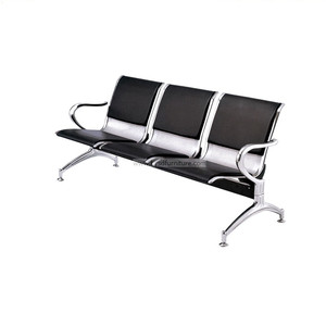 Asientos de Aeropuerto de Lujo Personalizados/Silla de Vestíbulo de Aeropuerto/Banco de Espera para Áreas Públicas de Metal, Acero Inoxidable Moderno, Banco de Acero Inox - Product Image 1