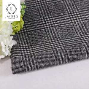 2018 date produits glen plaid polyester costume tissus laine