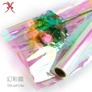 Papel de envoltório de flores transparente, rolo de papel florista para embrulhar flores frescas