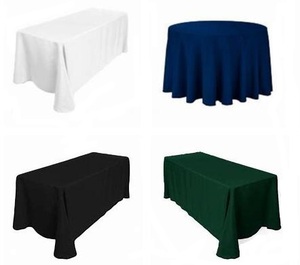 Banquet 100% Polyester Tablecloth Rectangle square Round Laundry Wedding <strong>Table</strong> <strong>Cloths</strong> and <strong>Table</strong> <strong>Linen</strong> for Restaurant Hotel - Product Image 2