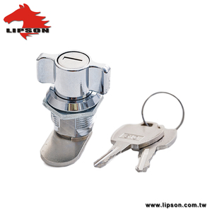 กลอนล็อกลูกเบี้ยวเปิดปิดสี่ส่วนแผงอุตสาหกรรมชุบโครเมียมสดใสอัลลอยสังกะสี LM-657-24 - Product Image 6