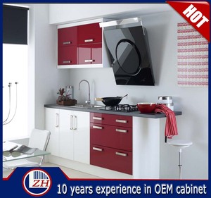 Armoire de cuisine moderne en acrylique, placard de cuisine, nouveau modèle, bon marché, 2017 - Product Image 4