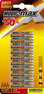 Zinco manganese Batteria <span class=keywords><strong>AAA</strong></span> <span class=keywords><strong>R03</strong></span> - Product Image 4