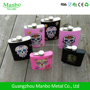 Tùy Chỉnh Sơn Top Kệ Bình Thép Không Gỉ Phễu Di Động Đặt Hip <span class=keywords><strong>Flask</strong></span> 8 Oz - Product Image 6