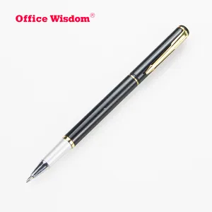 High end metal Roller Ball Pen ballpoint pen with Stainless steel pipe and copper fittings suitable for Business Gift