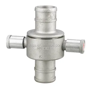 Alumínio TUV John Morris Fire Hose Coupling Fogo combate água mangueira 2.5 ''acoplamento