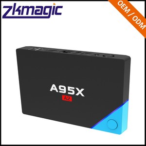 A95X A2 precio de fábrica BT V4.0 3D HD 4 K <span class=keywords><strong>LED</strong></span> de búsqueda gratuito A Internet más barato android <span class=keywords><strong>tv</strong></span> box - Product Image 1
