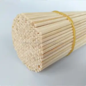 3mm çap barbekü tek kullanımlık bambu şiş