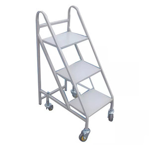 <span class=keywords><strong>Chariot</strong></span> de bibliothèque en métal de haute qualité avec roulettes - Product Image 5