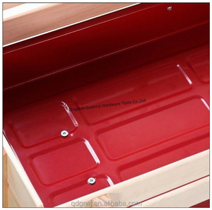 Vier wielen kruiwagen metalen houten strand kar - Product Image 5