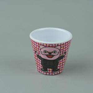 Fumetto personalizzato logo stampato 30 ml <span class=keywords><strong>di</strong></span> plastica melamina Super piccolo nove angolo tazza - Product Image 5
