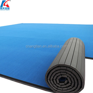 Factory Rolling Used Wushu Rhythmic Gymnastics Mat/ Folding Carpet Cheerleading Mats - Product Image 2