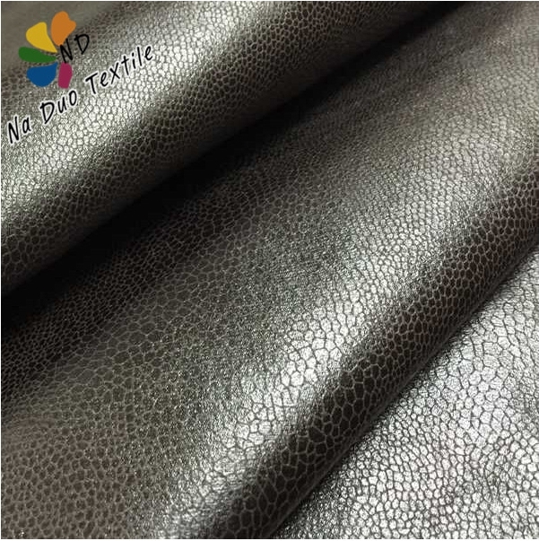 Mode nouveau design amara 100% poly microfibre perforé suede tissu