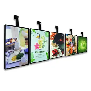 פרסום תפריט lightbox a3 תפריט לוח אור תיבת ריק תיבת אור led תפריט לוח