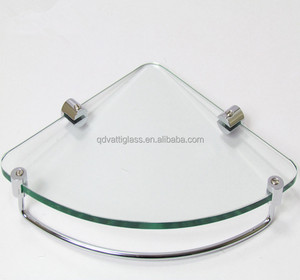 Chất Lượng Cao 6 Mét Góc Tường Kệ Phòng Tắm Tempered Glass Kệ - Product Image 2