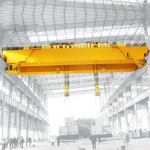 HENAN YUANTAI 10t 20 ton 32ton 50t viga dupla overhead ponte rolante elétrica para a oficina