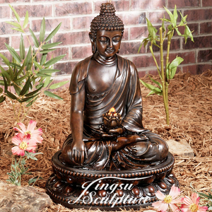 Fuente de Buda en <span class=keywords><strong>Cascada</strong></span> de Bronce a Bajo Precio - Product Image 4